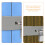 2St Rvs Hasp Lock Voor Slaapkamer Garage Veiligheid 5