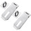 2St Rvs Hasp Lock Voor Slaapkamer Garage Veiligheid 8