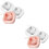 6Pcs ABS Denture Storage Cases Assorted Colors Portable Travel Boxes 6