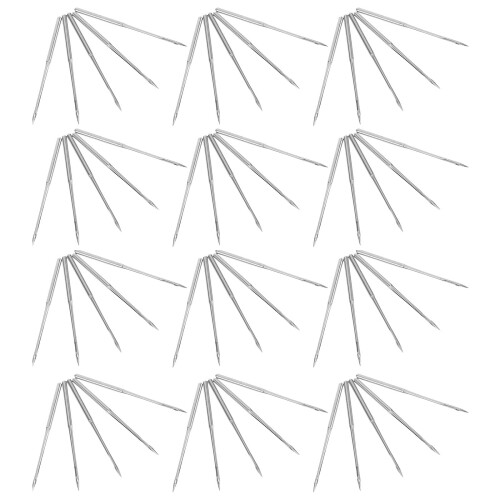 400Pcs Heavy Duty Silver Sewing Needles for Canvas and Jeans