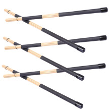 3Paren Bamboo Drum Mallets Zwart, Duurzame Percussie Instrument Sticks