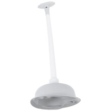 Wit PP Toiletontstopper Met Zuigkracht Voor Badkamer