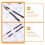 3Paren Bamboo Drum Mallets Zwart, Duurzame Percussie Instrument Sticks 6