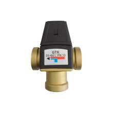 Zwarte Thermostaatkraan Met Scald Bescherming Voor Warm Water