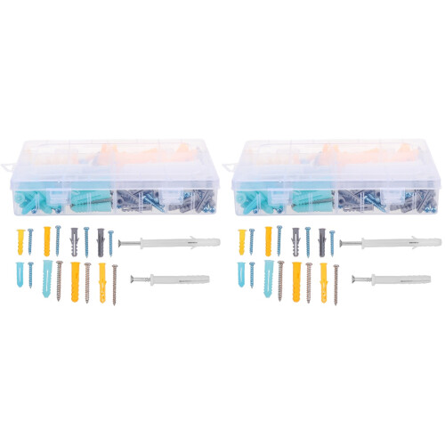 2Sets Duurzame Zelftappende Schroeven Kit Met Opbergdoos 2