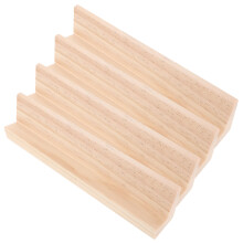 4St Domino Trays Beige Voor Opslag En Bureau Organizer