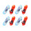 36St Mini Finger Skateboards Voor Kinderen, Pull Back, Assorti Kleur 1