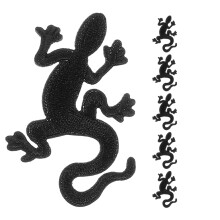 18St Zwarte Gecko Patches Voor Jas, Hoed En Kledingreparatie