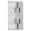 BBQ Food Stop Rack 304 SS, 55,00 g, Argento 10