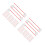 100Ensembles Kit De À Sprays PVC Blancs Pour Usage 8