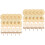 100Ensembles Artisans Bois Naturel Découpages Pour Projets DIY 4