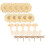100Ensembles Artisans Bois Naturel Découpages Pour Projets DIY 1