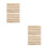 4Pièces Support Bois Braille Avec Lettres En Relief Pour Enseignement 5