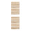 4Pièces Support Bois Braille Avec Lettres En Relief Pour Enseignement 7