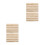 4Pièces Support Bois Braille Avec Lettres En Relief Pour Enseignement 9