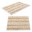 4Pièces Support Bois Braille Avec Lettres En Relief Pour Enseignement 3