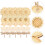 100Ensembles Artisans Bois Naturel Découpages Pour Projets DIY 9