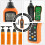 1Pièces Mesureur Tachymètre ABS Orange Fonction Complète 6