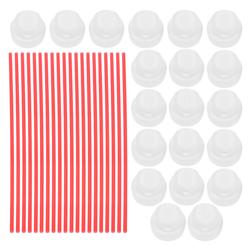 100Ensembles Kit De À Sprays PVC Blancs Pour Usage 1