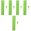 5Ensembles Braille Vert Clair Pour Aveugles Durable 6