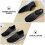 1Paire Chaussures Casual Noir Flexible Textile 9