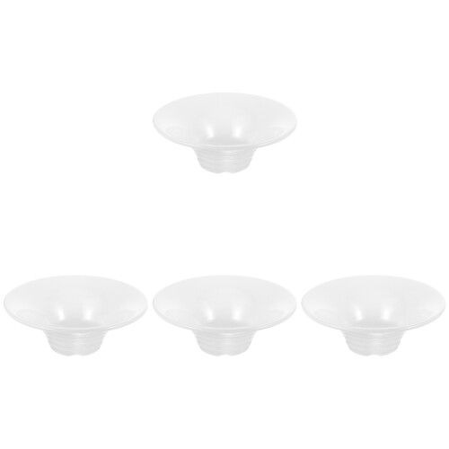 4Pièces Bols Desserts Jetables Blancs Bol Glace Élégant 2