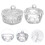 2Pièces Coupes Nail Cristal Verre Design Élégant 10