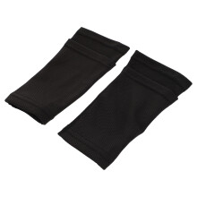 1Paire Couvre-Tibias Respirant En Nylon Noir, Protège-Jambes Football