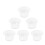 200Pièces Coupelles Transparentes Avec Couvercles Plates Pour Desserts 1