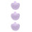 3Pièces Tampon Taches Waterproof Violet Usage Réaliste 9