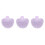 3Pièces Tampon Taches Waterproof Violet Usage Réaliste 6