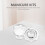 2Pièces Coupes Nail Cristal Verre Design Élégant 4