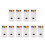10Pièces Crayons Peinture Enfant Haute Pigmentation 9