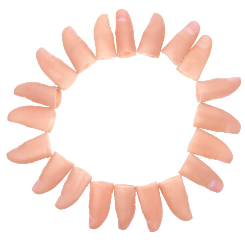 100Pièces Faux Doigts Assortis Accessoires Magicien Pour Performances
