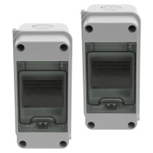 2Pièces Boîte De Jonction Étanche En Plastique Pour Protection Circuit