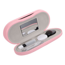 2Ensembles Organisateur Lentilles Maison Voyage Rose En