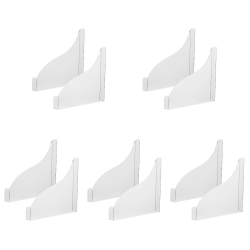 5Ensembles Pare-Éclaboussures Transparent Pour 2