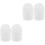 4Pièces Boîte De Rangement Blanche Pour Accessoires Féminins En PP 5