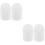 4Pièces Boîte De Rangement Blanche Pour Accessoires Féminins En PP 8