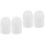 4Pièces Boîte De Rangement Blanche Pour Accessoires Féminins En PP 6