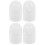 4Pièces Boîte De Rangement Blanche Pour Accessoires Féminins En PP 7