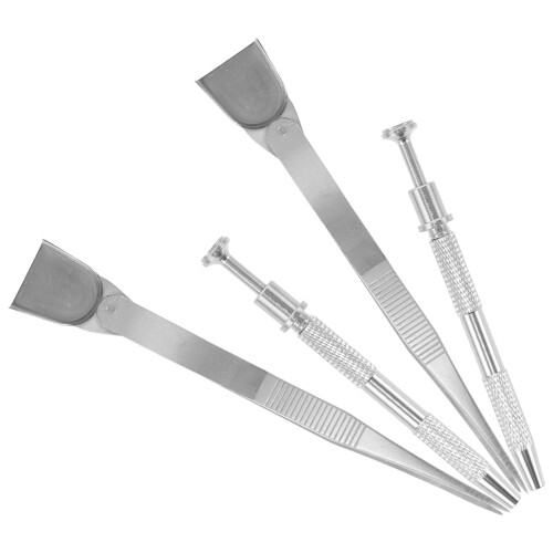 5Ensembles Pinces Saisie Acier Durable Usage Électronique 2