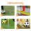 1Ensemble Support De De Football Argenté En Métal 8