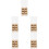 5 Sets Reusable Ice Cube Cooling Particles Melting Proof 6
