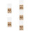 5 Sets Reusable Ice Cube Cooling Particles Melting Proof 10