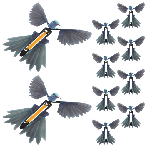 50St Wind-Up Vliegende Vogel Feest Speelgoed 1