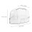 4Pcs Small Pet Hamster Sand Bath Box White Plastic Bath Basin Hideout 10