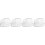 4Pcs Small Pet Hamster Sand Bath Box White Plastic Bath Basin Hideout 5
