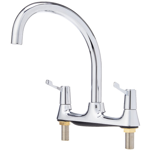 Bristan VAL2 DSM C CD Value Deck & Bridge Sink Mixers, Chrome 2
