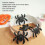 Spider Patch 30 Stück, Vlies 6,5  6 cm, Farbe: Gemischt 8